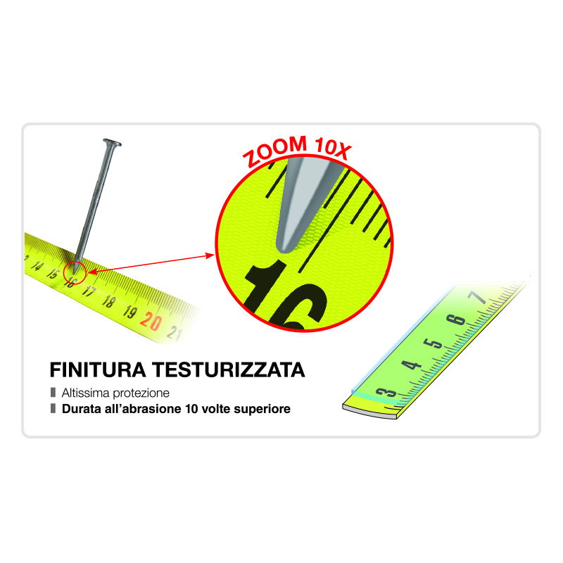 Metre ruban flash METRICA - 8974