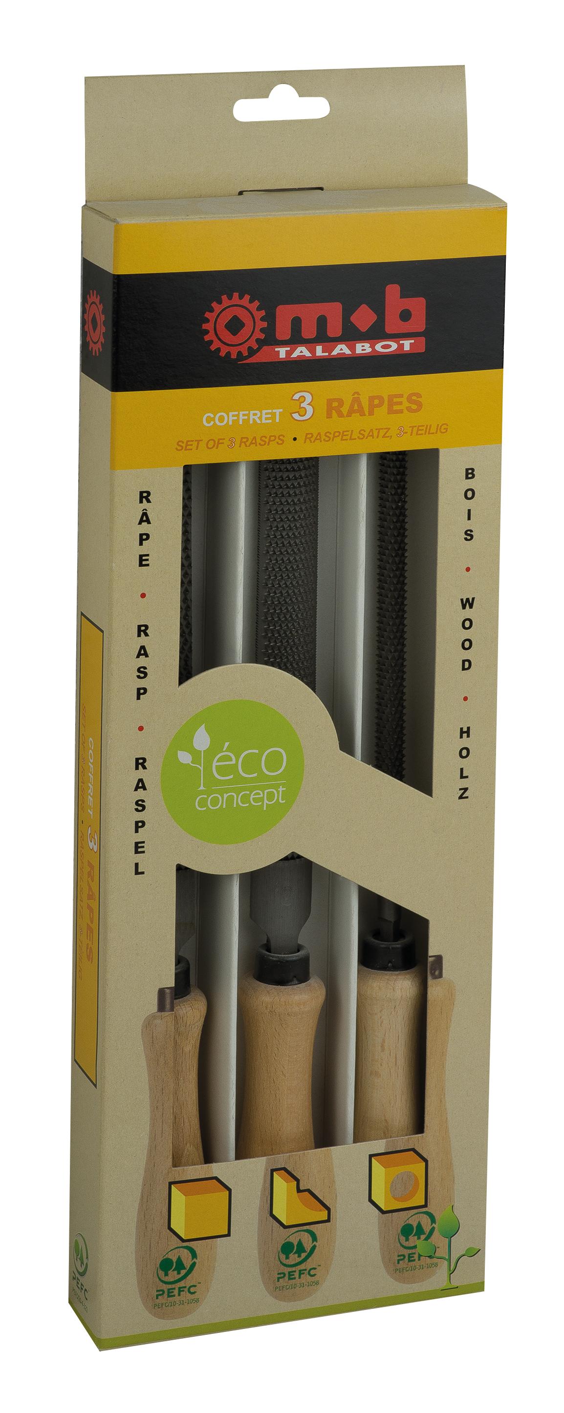 COFFRET 3 RAPES BOIS 200 MP MOB - 0000991801