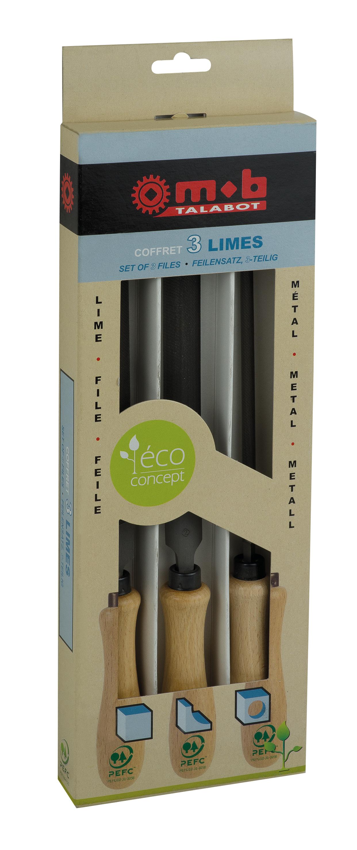 COFFRET 3 LIMES BOIS 200 MDX MOB - 0000991901