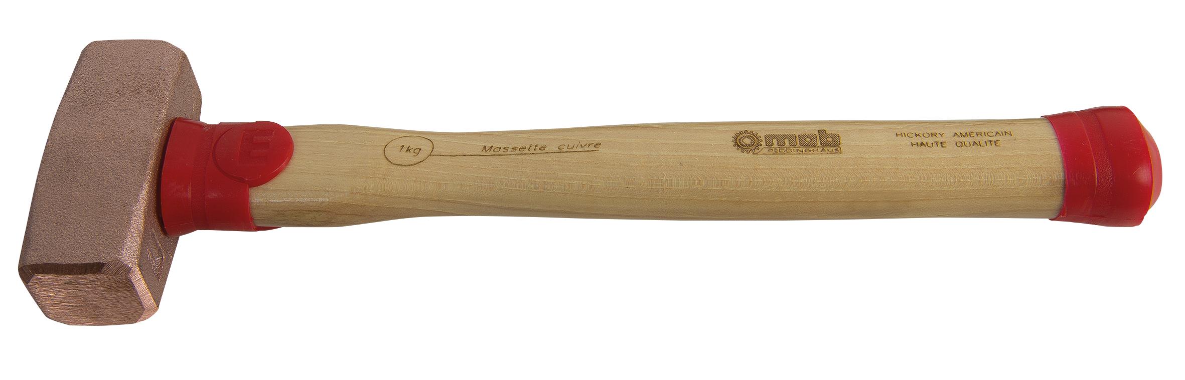 MASSETTE CUIVRE FORGEE 0K75 MANCHE HICKORY MOB - 0365070301