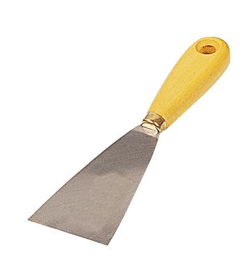 COUTEAU PEINTRE ACIER 6 CM MANCHE BOIS MONDELIN - 220060