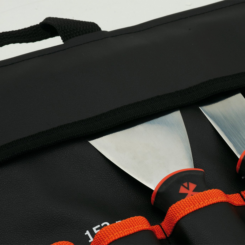 TROUSSE 7 COUTEAUX AMÉRICAINS + 1 MULTI-USAGES BIMATIERE - MONDELIN - 221680