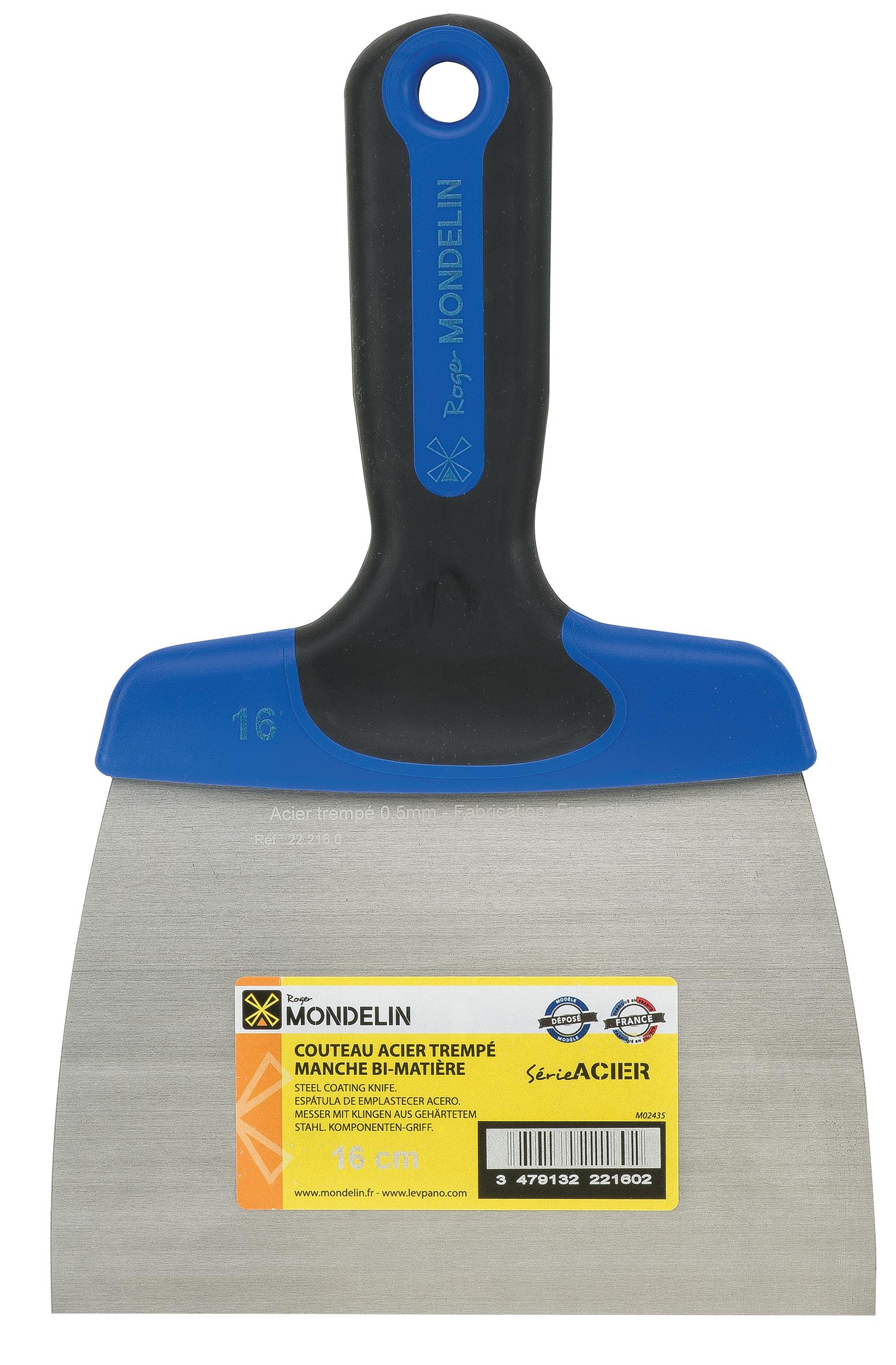 COUTEAU ENDUIRE ACIER 16 CM MONDELIN - 222160