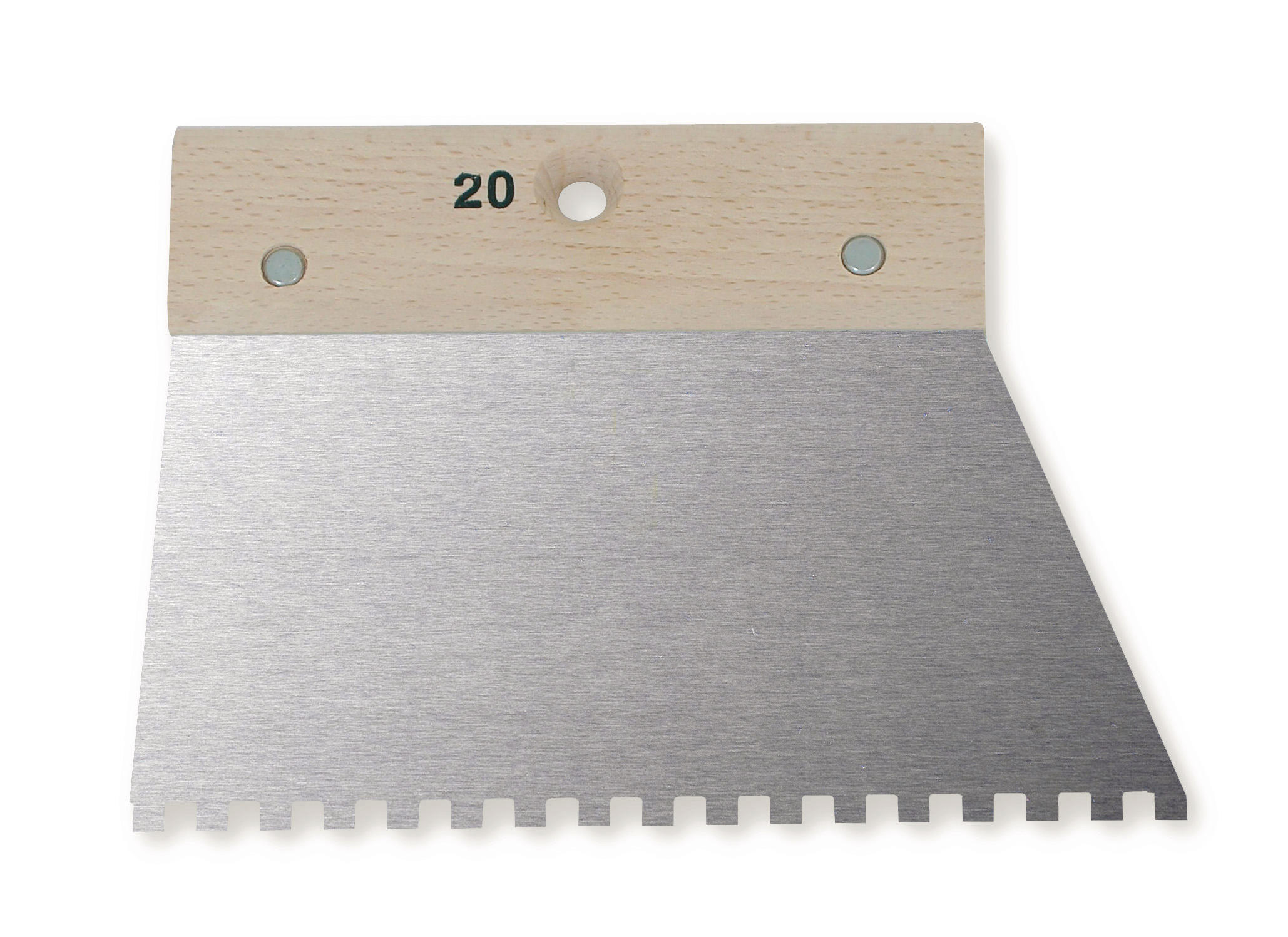 SPATULE A COLLE 20 CM DENTS CARREES 6 X 6 X 6 MONDELIN - 224920