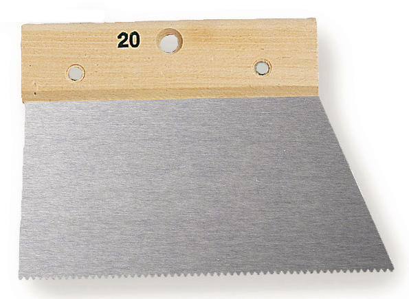 SPATULE A COLLE 20 CM DENTS FINES POINTUES MONDELIN - 224930