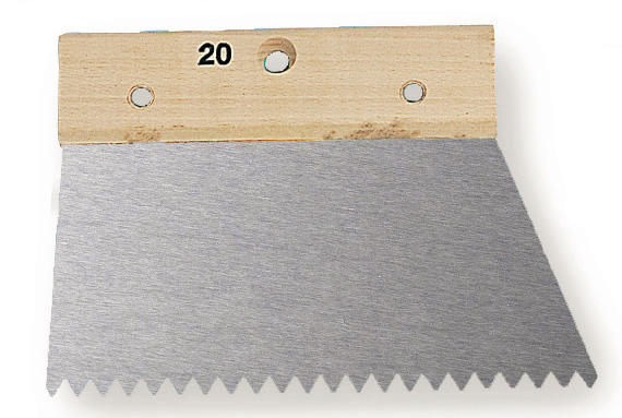 SPATULE A COLLE 20 CM DENTS LARGES POINTUES MONDELIN - 224950