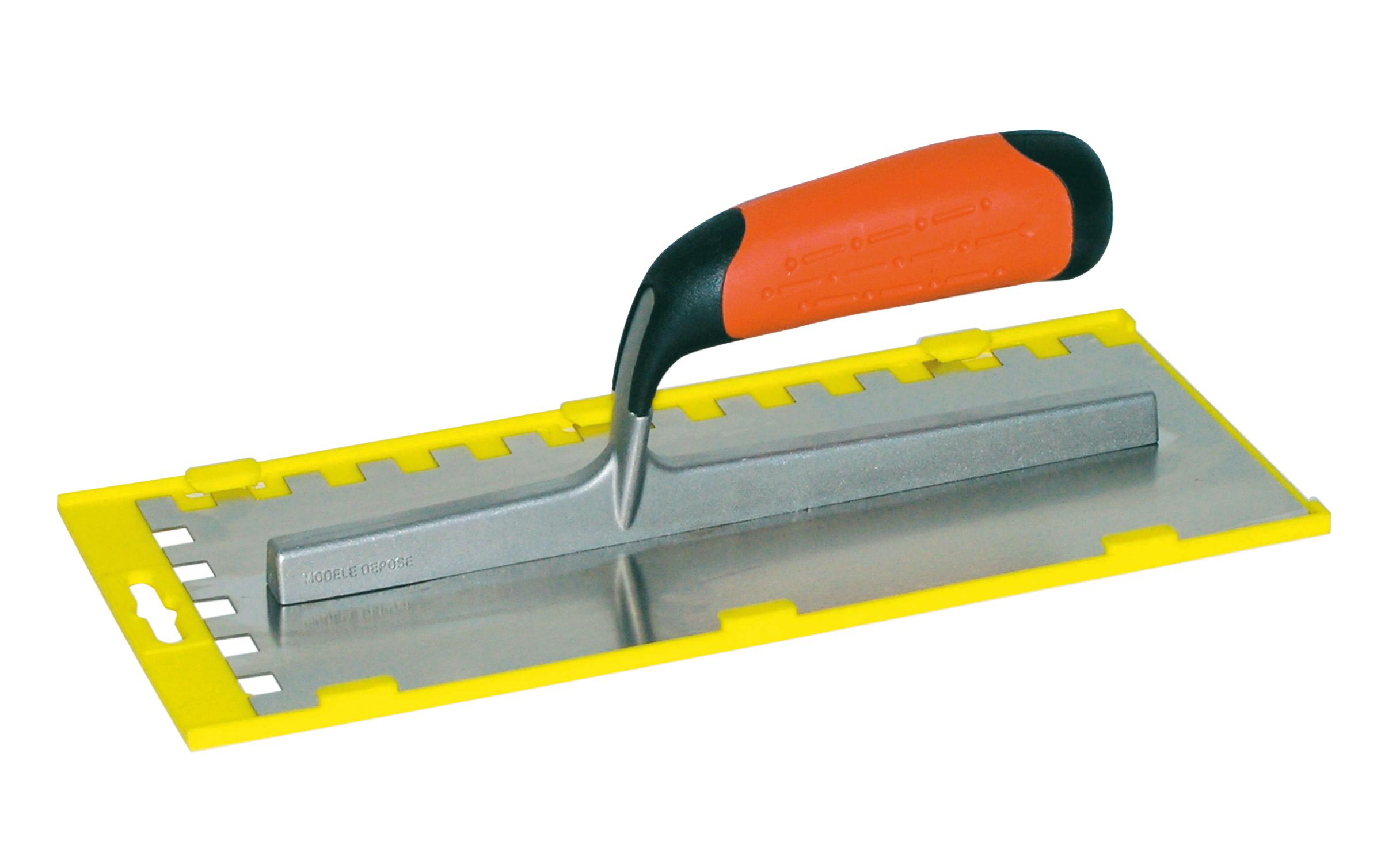 PLATOIR INOX 28X12 DENT 10X10 MONT.ALU SOFT MONDELIN - 234661