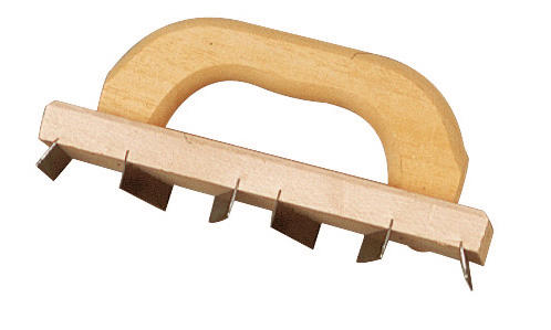 CHEMIN DE FER 25X9CM DENTE PAS 3MM P.BOIS MONDELIN - 301090