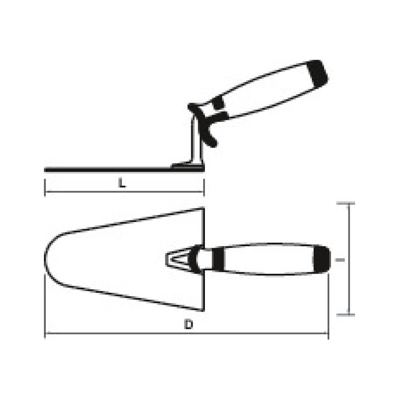 TRUELLE ITALIENNE RONDE INOX 22 BM MONDELIN MONDELIN - 330226