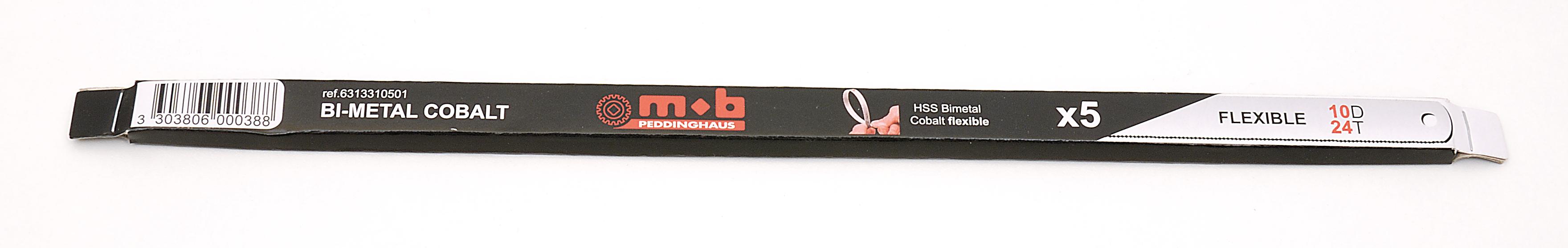 PACK 5 LAMES SCIE BI-METAL BLANC 10 DENTS/CM MOB - 6313310501