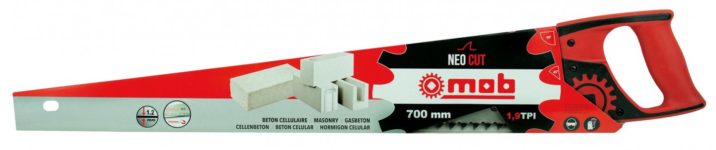 Scie à béton cellulaire Neocut 1,9TPI 700mm Ép 1,2mm - MOB OUTILLAGE - 6326700001