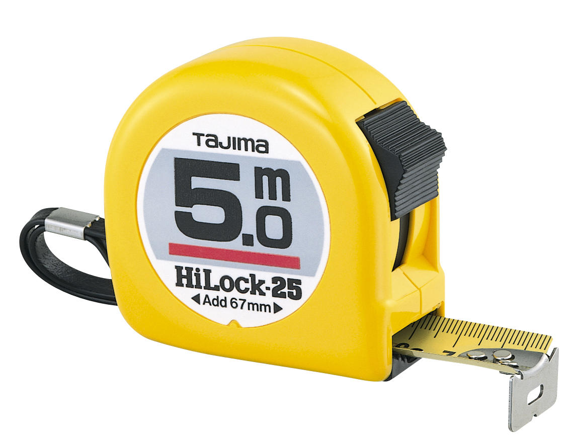 BOITIER ABS JAUNE HI-LOCK 5 M X 25 MM SUR CARTE MONDELIN - 877058