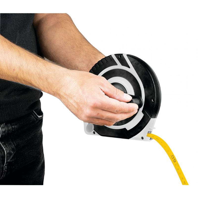 MESURE BOÎTIER ROND AVEC POIGNÉE 30M FIBRE DE VERRE- MONDELIN - 878238