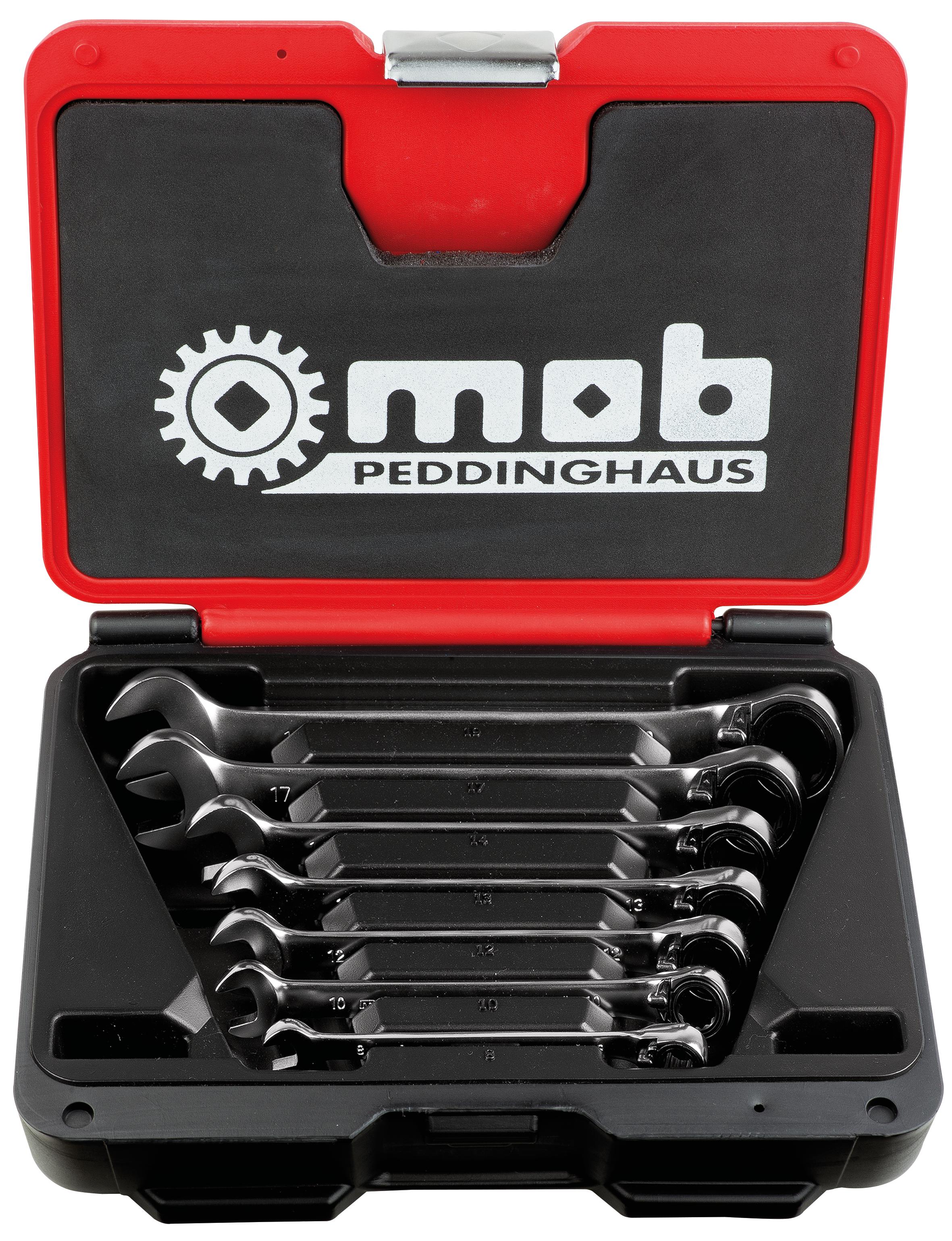 JEU DE 7 CLES MIXTES A CLIQUET MOB - 9002000101