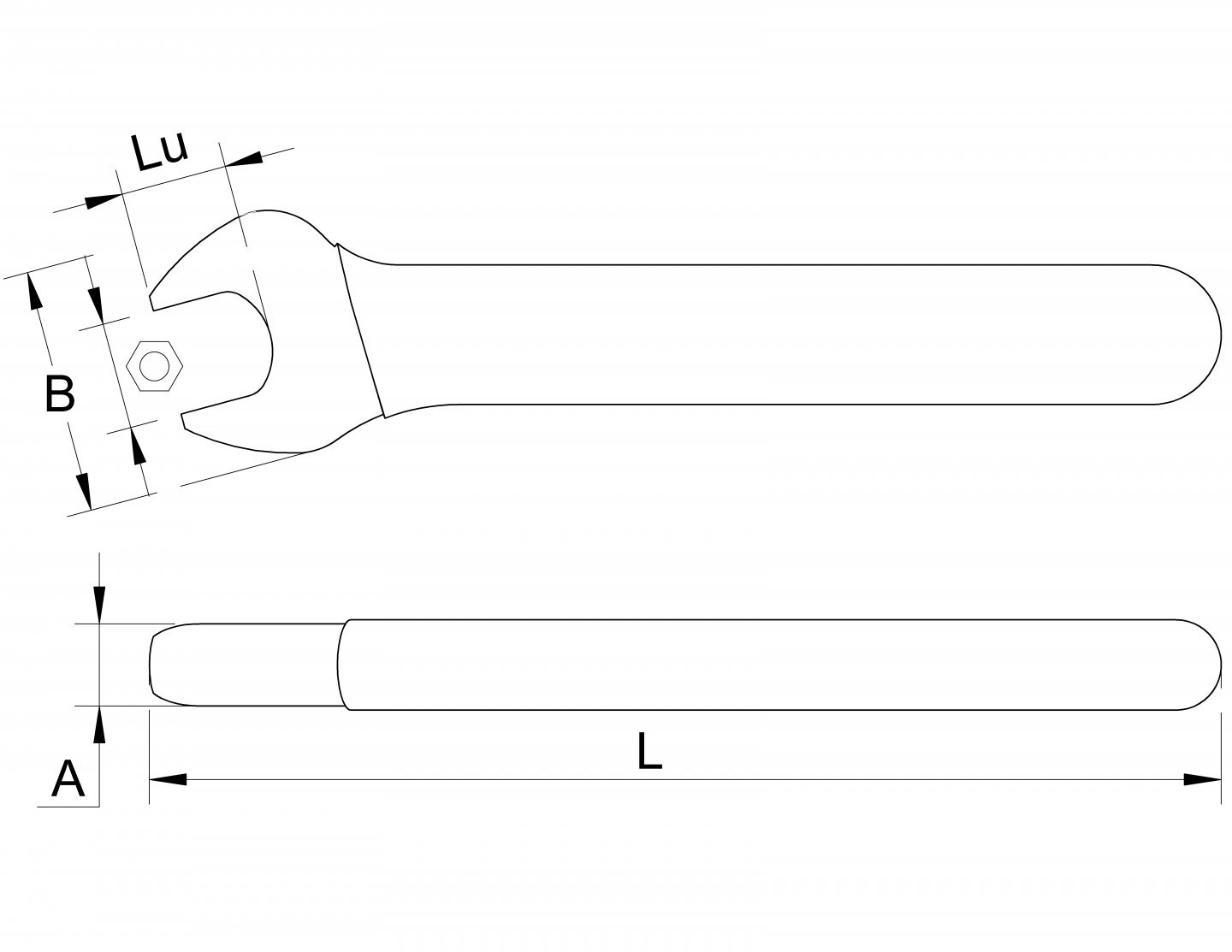 Clé à fourche 14 mm isolée 1000V - MOB OUTILLAGE - 9005140501