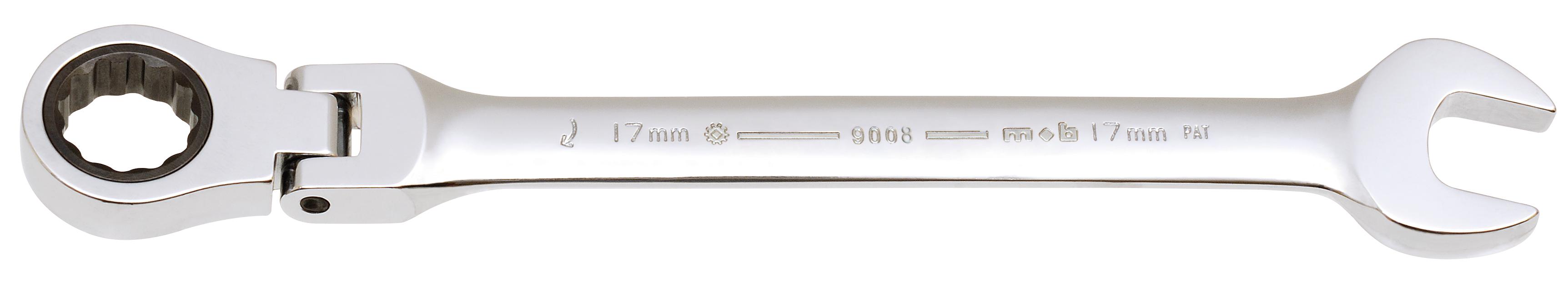 CLE MIXTE ARTICULE A CLIQUET TAILLE 17MM MOB - 9008170001