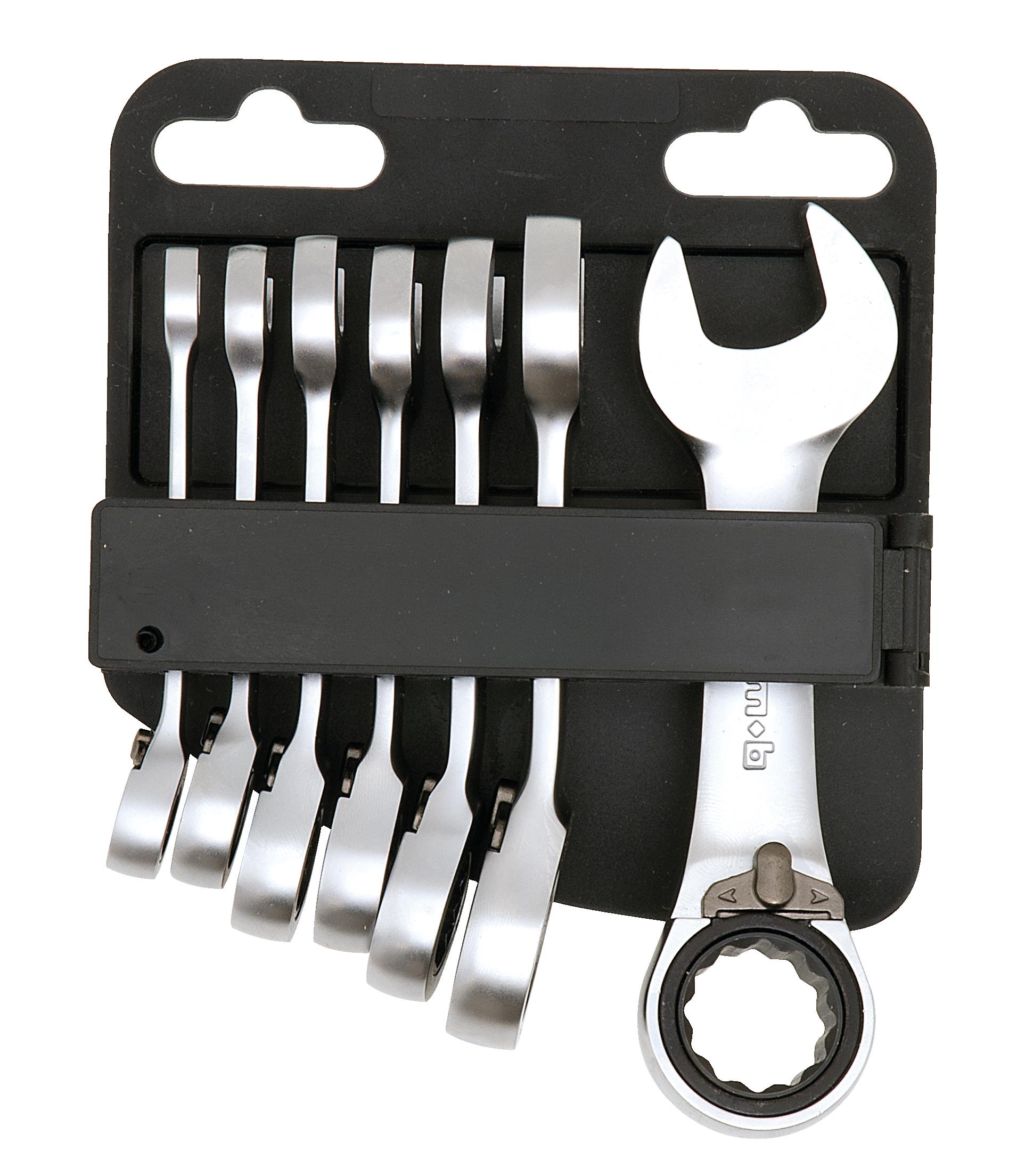 JEU 7 CLES MIXTE A CLIQUET COURTES 8 A 19 MM MOB - 9013007001