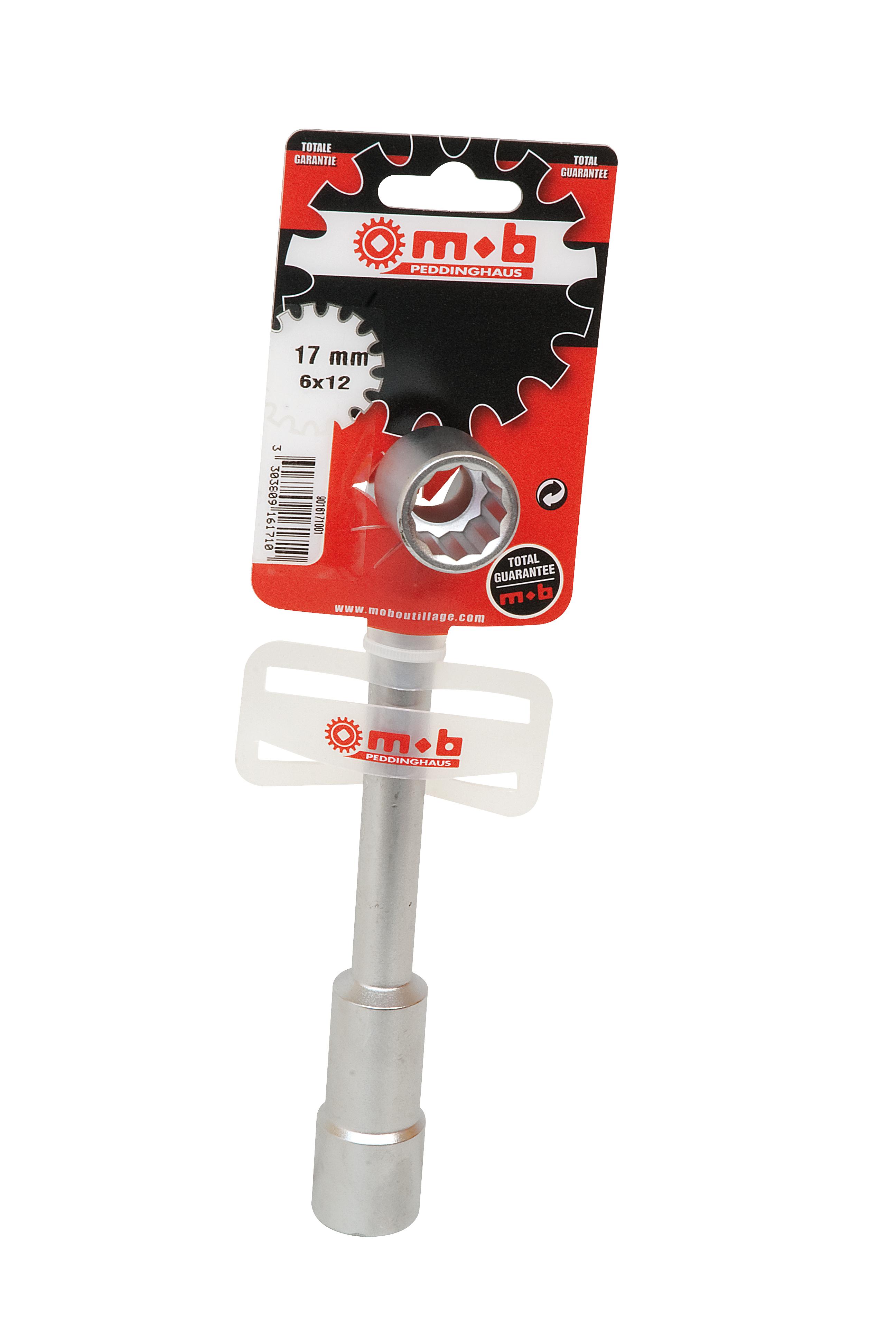 CLE A PIPE 16 MM 6X6 SUR CARTE MOB - 9015161001