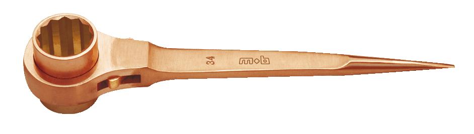 CLE DE MONTEUR A CLIQUET 12 P 22MM CU-BE - MOB OUTILLAGE - 9019221081