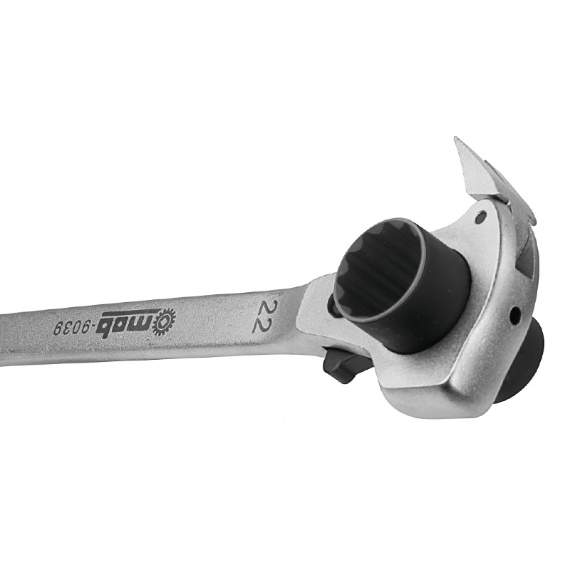 CLÉ ECHAFAUDAGE 4 EN 1 - 19&22 MM  - AVEC DRAGONNE - MOB OUTILLAGE - 9039191001