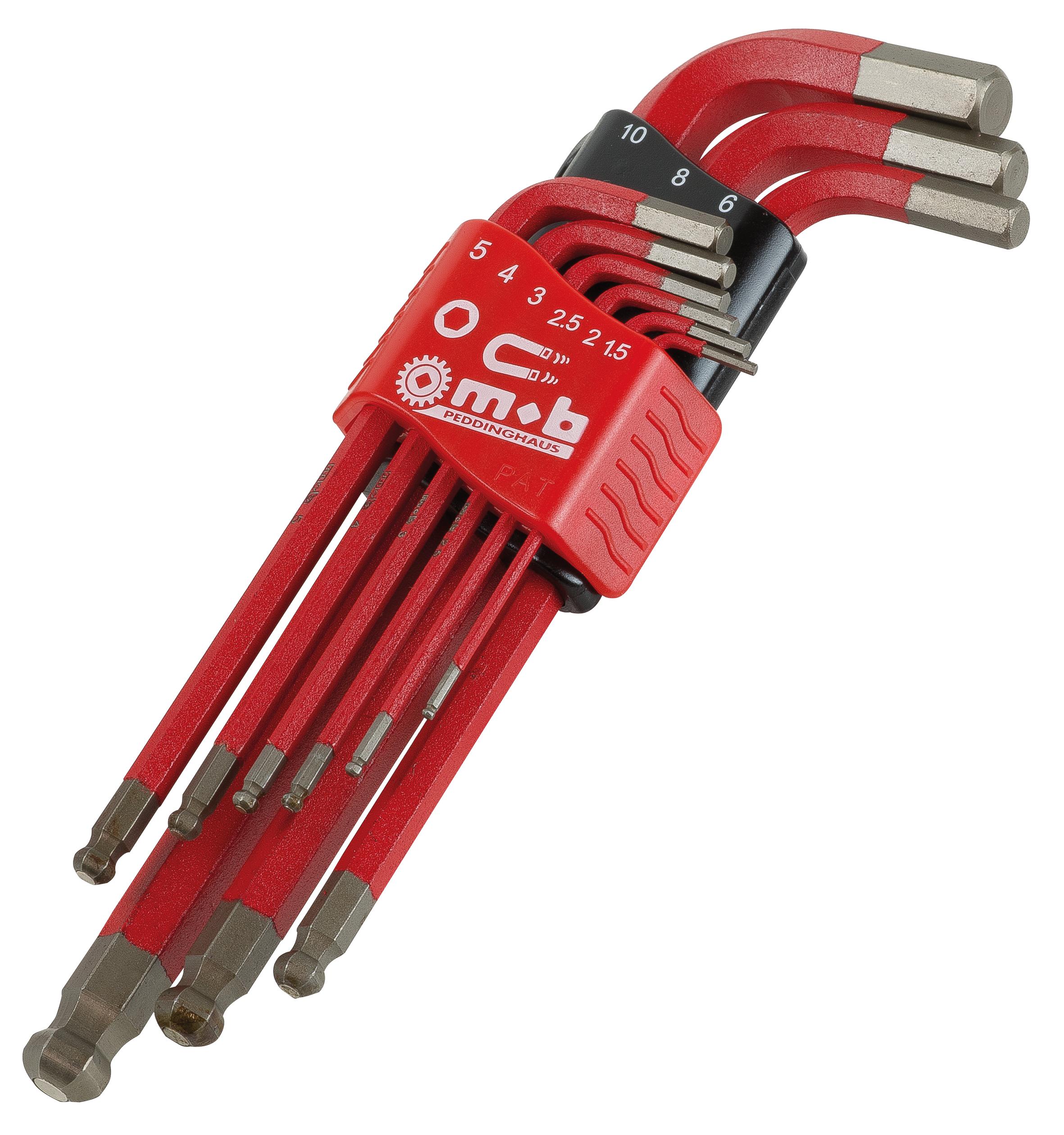 JEU DE 9 CLES MALES SPHERIQUES AIMANTS MOB - 9061020101