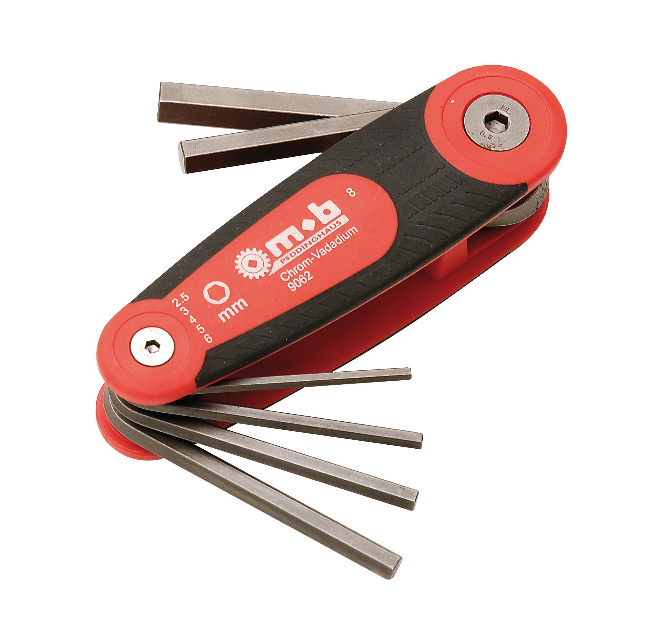 MONTURE 7 CLES MALES COURTES 6 PANS 2,5-10MM MOB - 9062006001