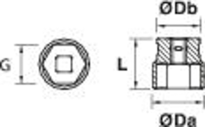 DOUILLE IMPACT 1/2'' - 16MM MOB - 9212160501
