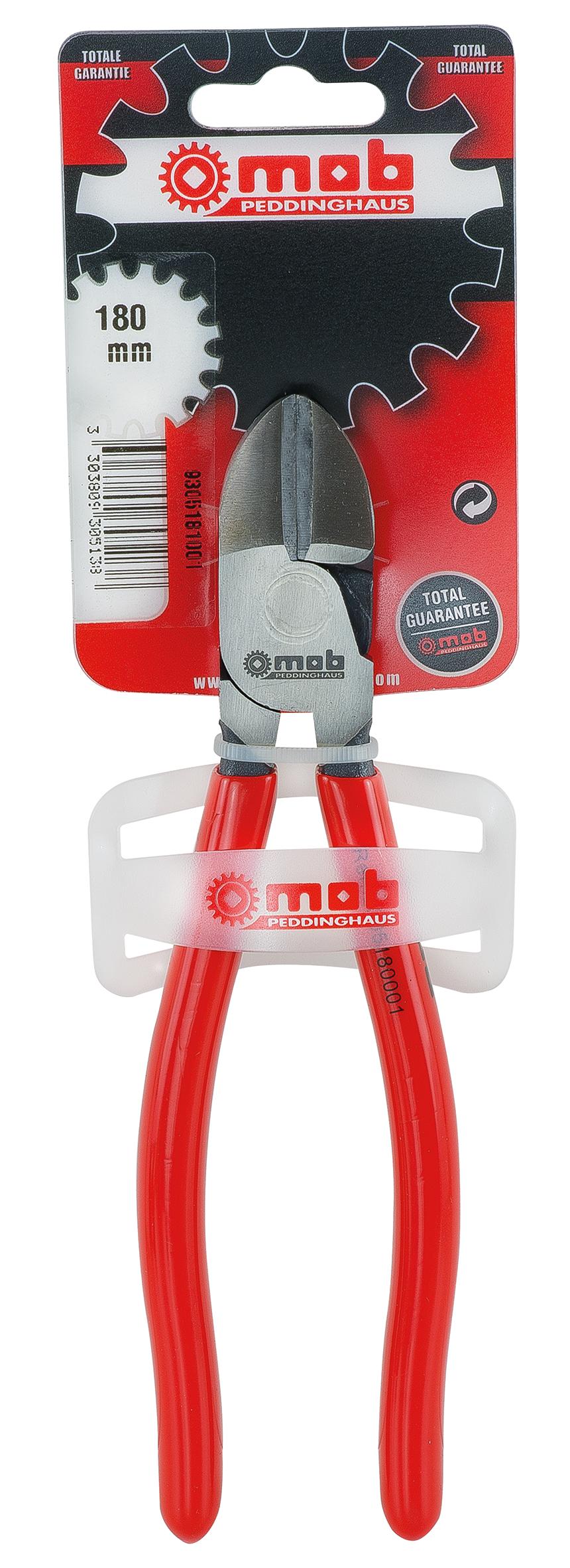 PINCE COUPANTE DIAGONALE 180 MM SUR CARTE MOB - 9305181001