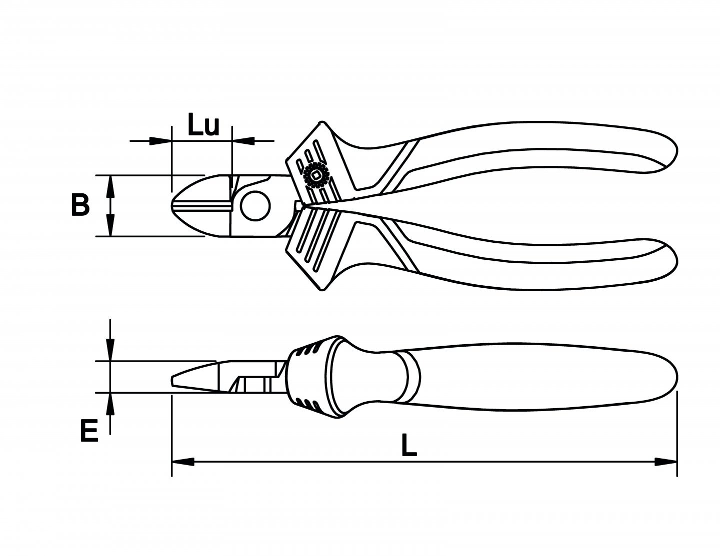 Pince coupante dénudante 160 isolée 1000V - MOB OUTILLAGE - 9335660401