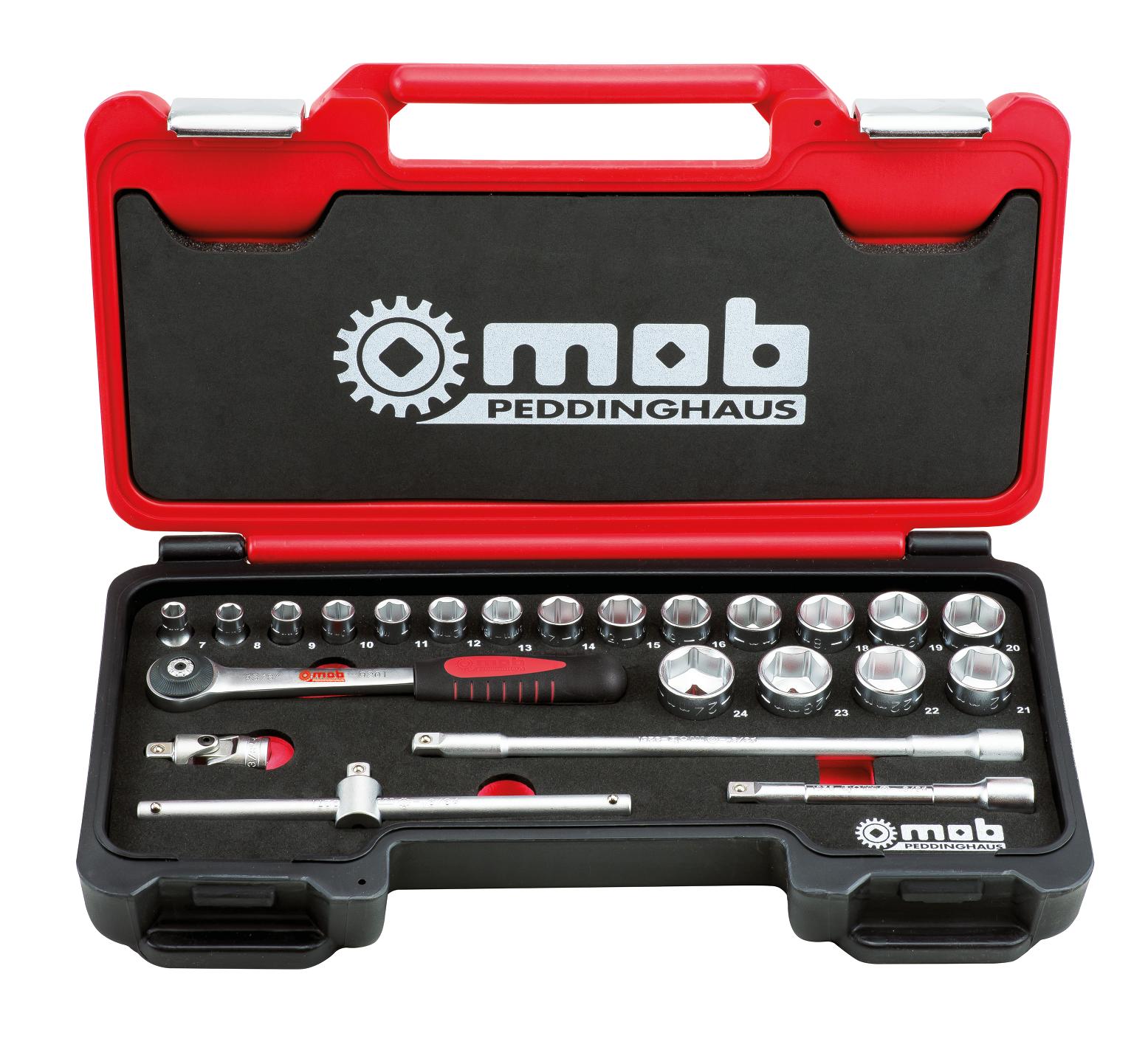 COMPO DOUILLES 6 PANS 3/8'' 23 PCS MOB - 9420010001