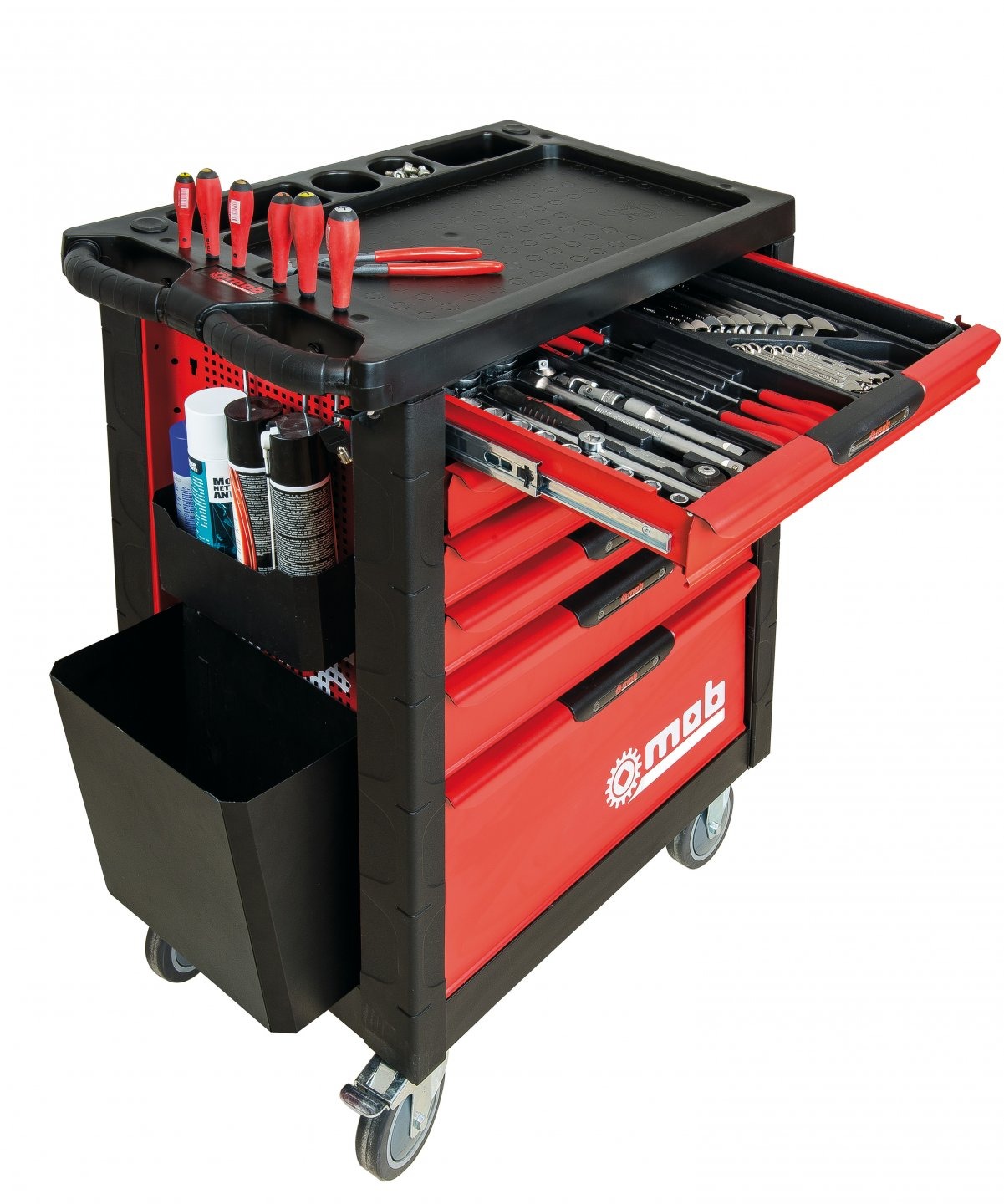 Servante Proliner 6 tiroirs 133 pièces mousse - MOB OUTILLAGE - 9516133601