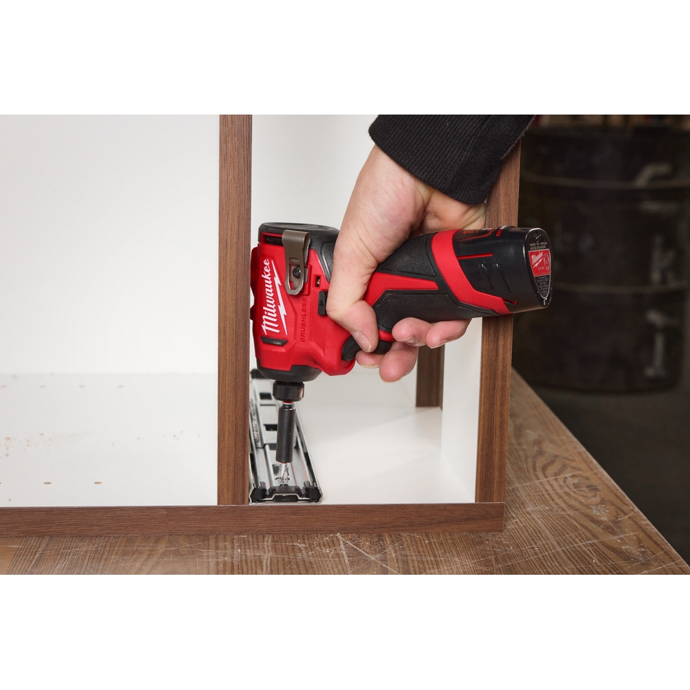 Visseuse à chocs compacte Hex 1/4 Brushless 12V 2Ah 148Nm M12 BLIDRC-202C MILWAUKEE - 4933499690