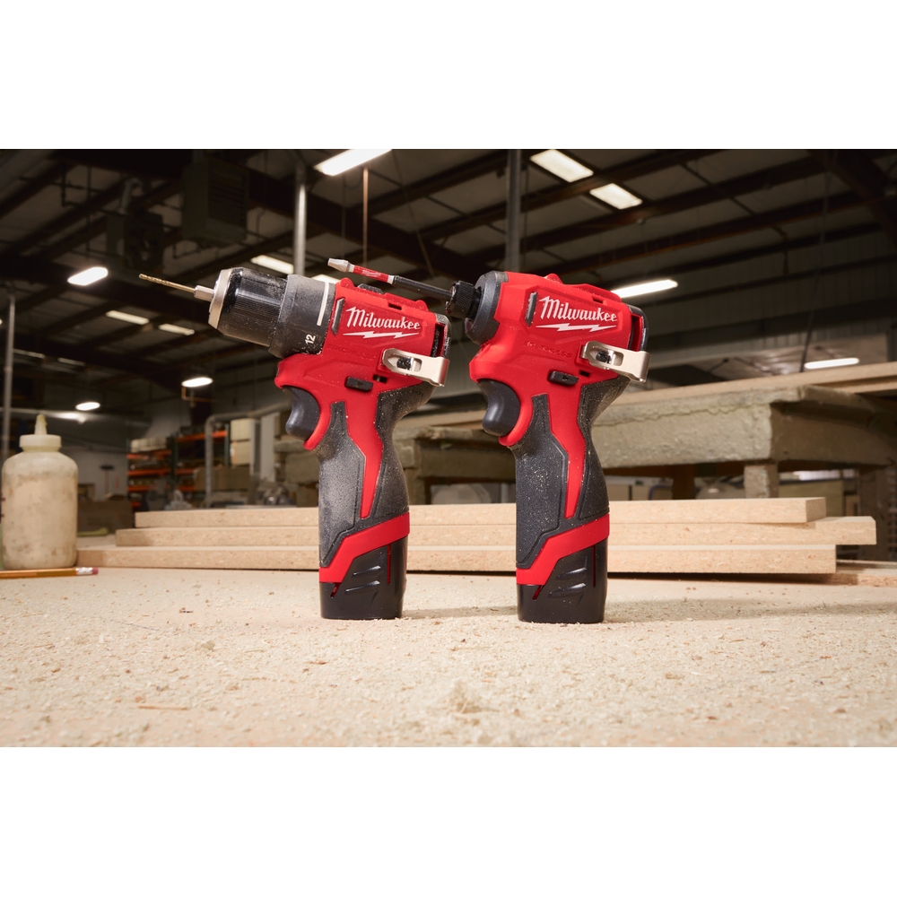 Visseuse à chocs compacte Hex 1/4 Brushless 12V 2Ah 148Nm M12 BLIDRC-202C MILWAUKEE - 4933499690