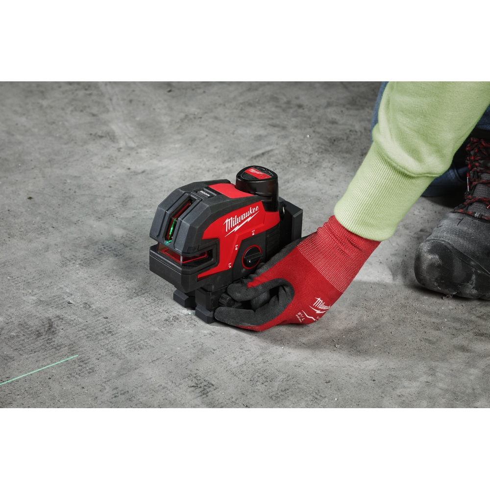 Laser MILWAUKEE 4 lignes avec 4 points 12 volts m12 cll4p-0c - 4933479202
