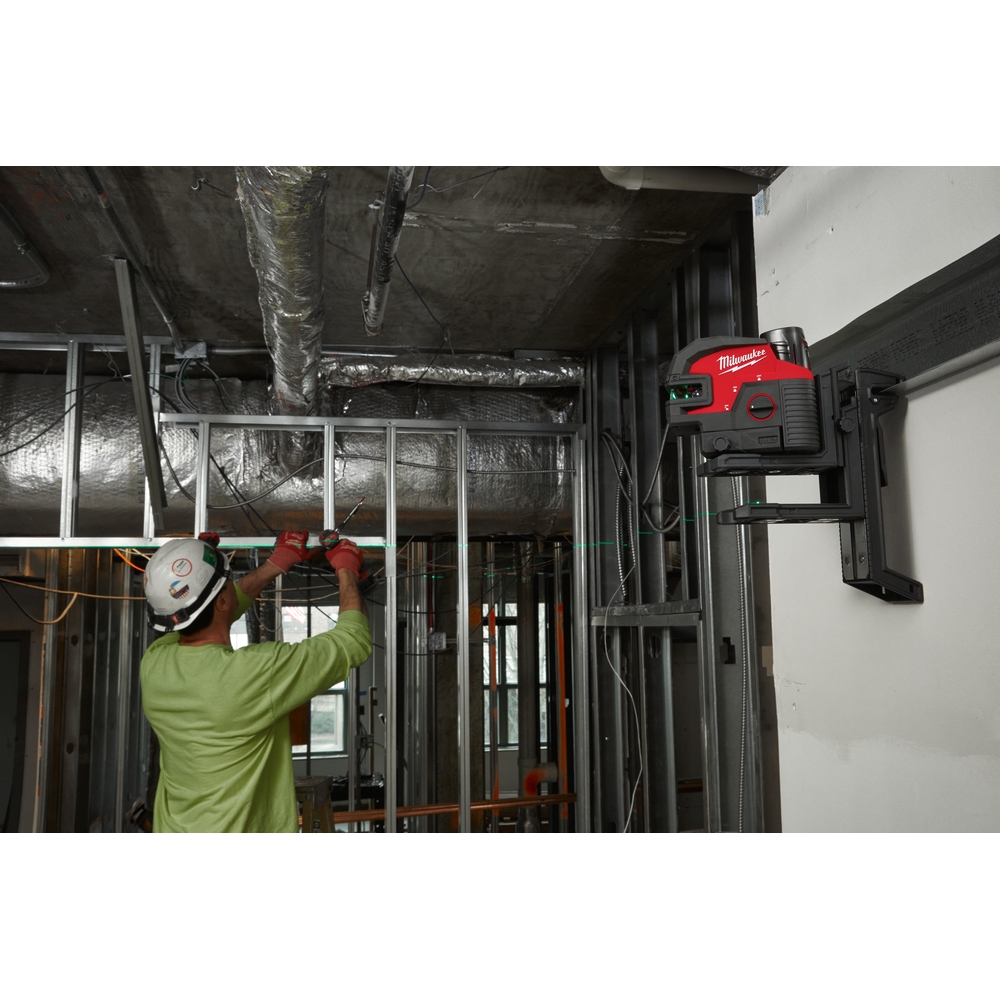 Laser MILWAUKEE 4 lignes avec 4 points 12 volts m12 cll4p-0c - 4933479202