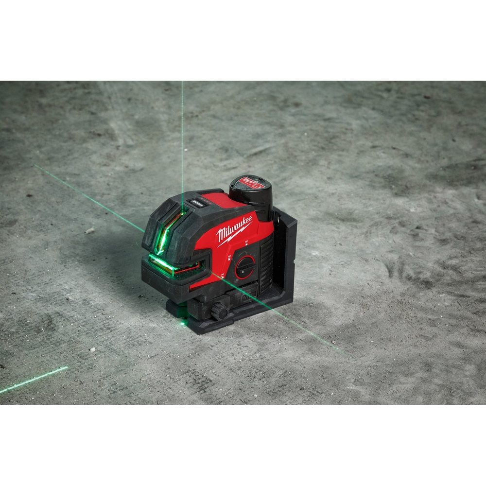 Laser MILWAUKEE 4 lignes avec 4 points 12 volts m12 cll4p-0c - 4933479202