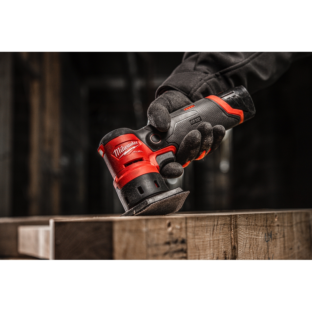 Ponceuse delta 12V, sans batterie - Sac, sans batterie, ni chargeur MILWAUKEE - 4933479680
