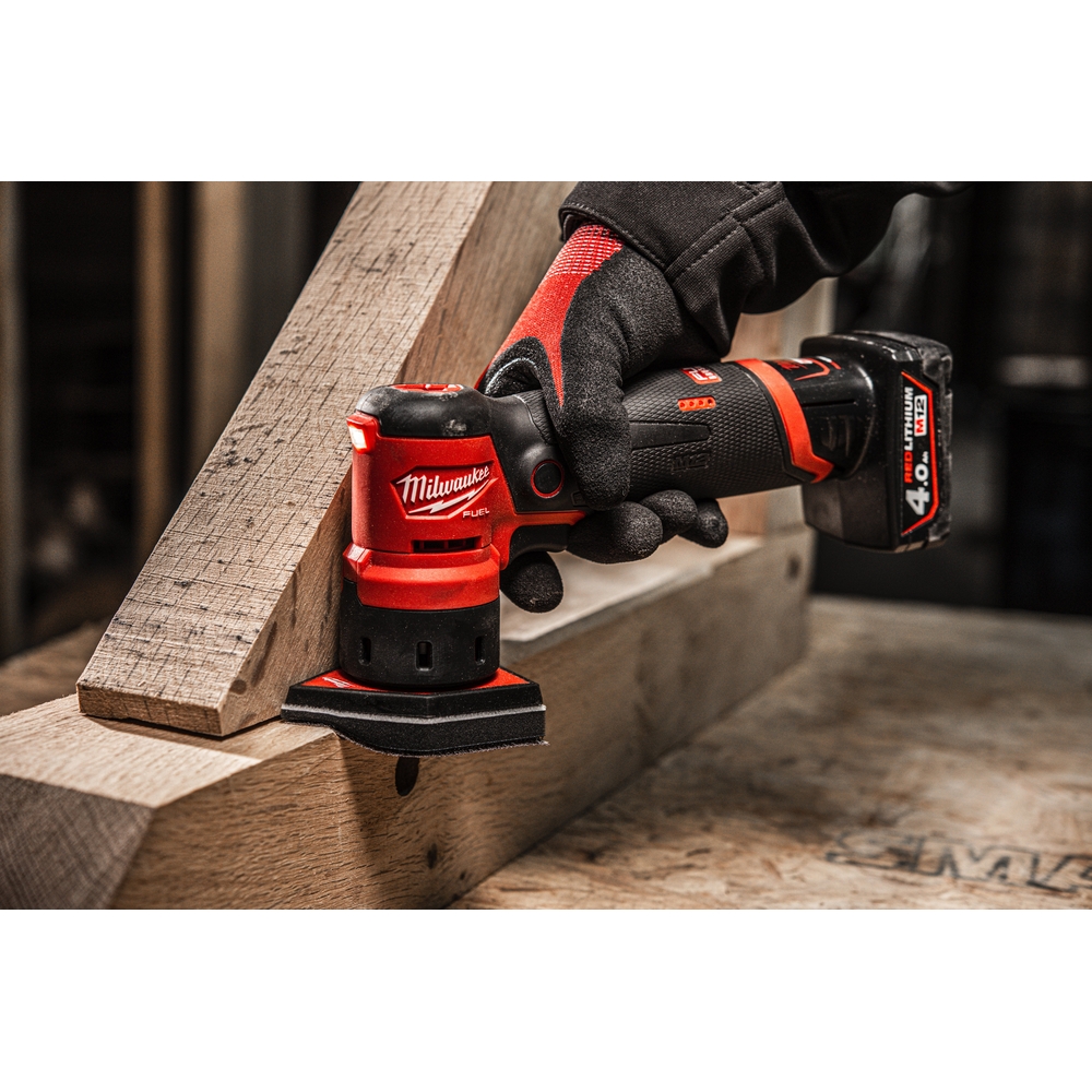 Ponceuse delta 12V, sans batterie - Sac, sans batterie, ni chargeur MILWAUKEE - 4933479680