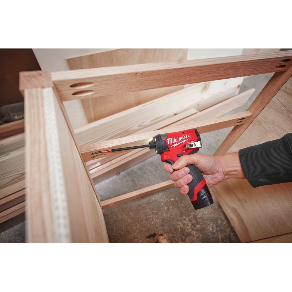 Visseuse à choc ¼″ MILWAUKEE 12V M12 FID2-0 sans batterie - 4933479876