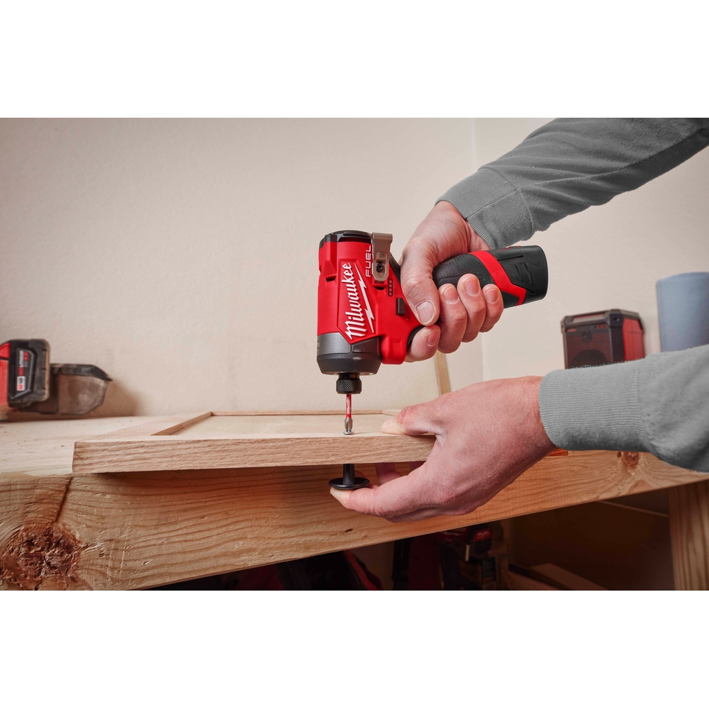 Visseuse à choc ¼″ MILWAUKEE 12V M12 FID2-0 sans batterie - 4933479876