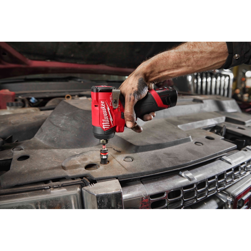 Visseuse à choc ¼″ MILWAUKEE 12V M12 FID2-0 sans batterie - 4933479876