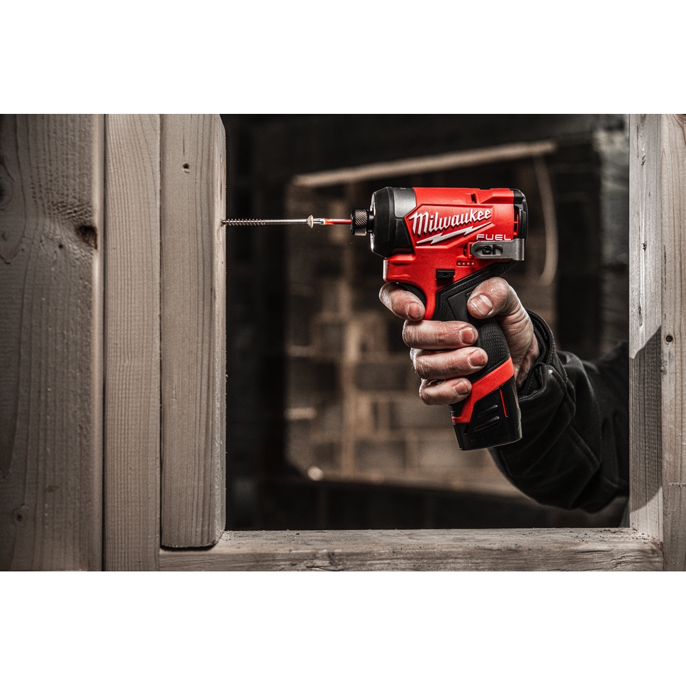 Visseuse à choc ¼″ MILWAUKEE 12V M12 FID2-0 sans batterie - 4933479876