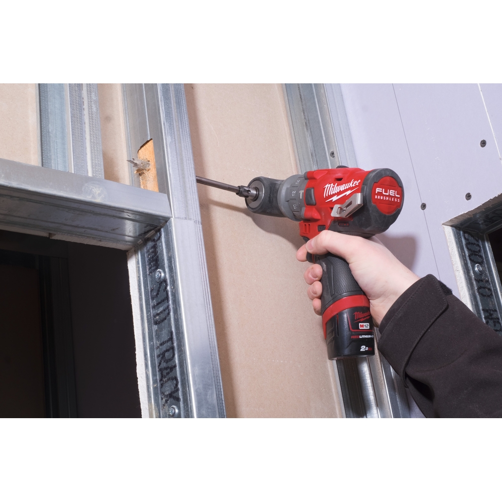 Perceuse percussion à mandrin amovible MILWAUKEE M12 FPDX-202X - 4933464136