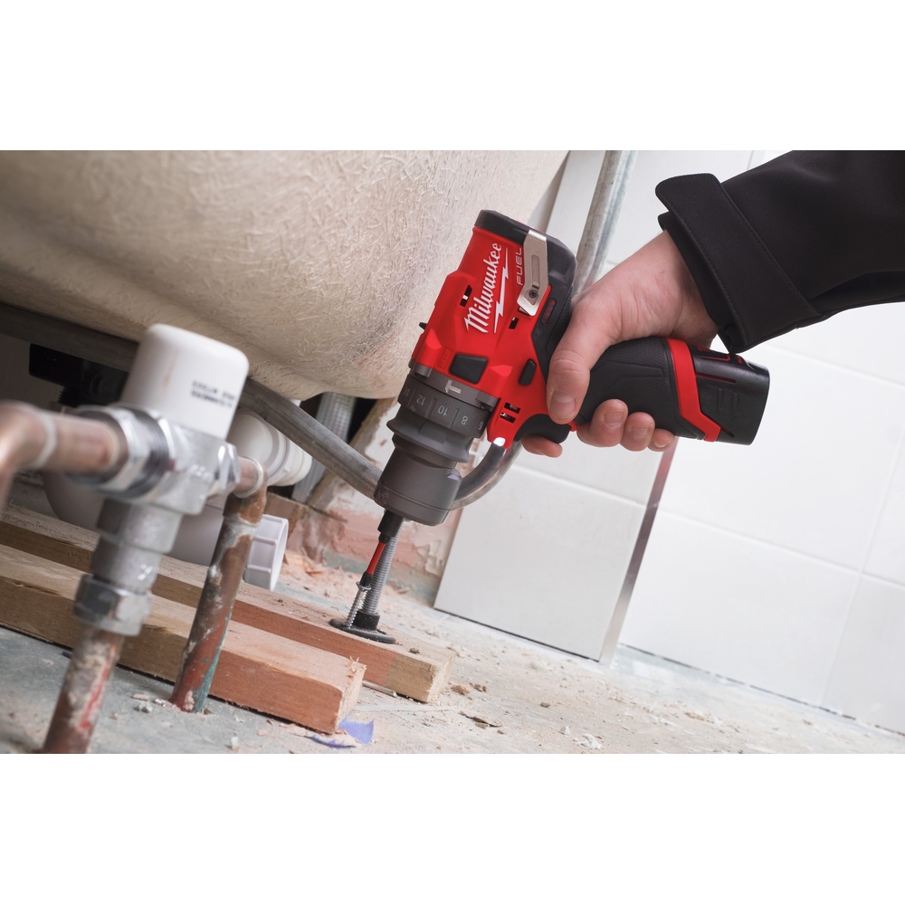 Perceuse percussion à mandrin amovible MILWAUKEE M12 FPDX-202X - 4933464136