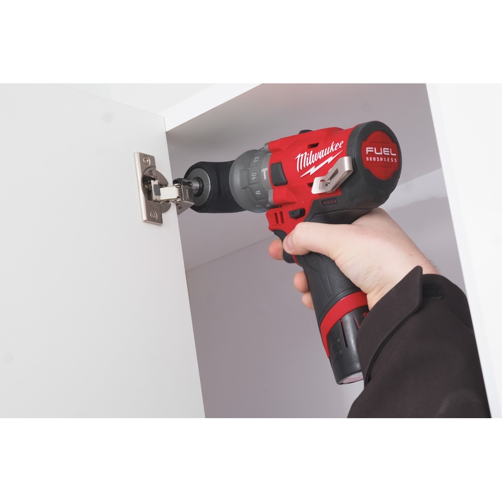 Perceuse percussion à mandrin amovible MILWAUKEE M12 FPDX-202X - 4933464136