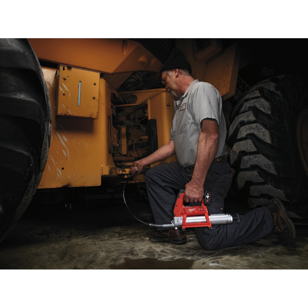Pompe à graisse MILWAUKEE 12V batterie 4,0 Ah et chargeur M12 GG-401B - 4933441675