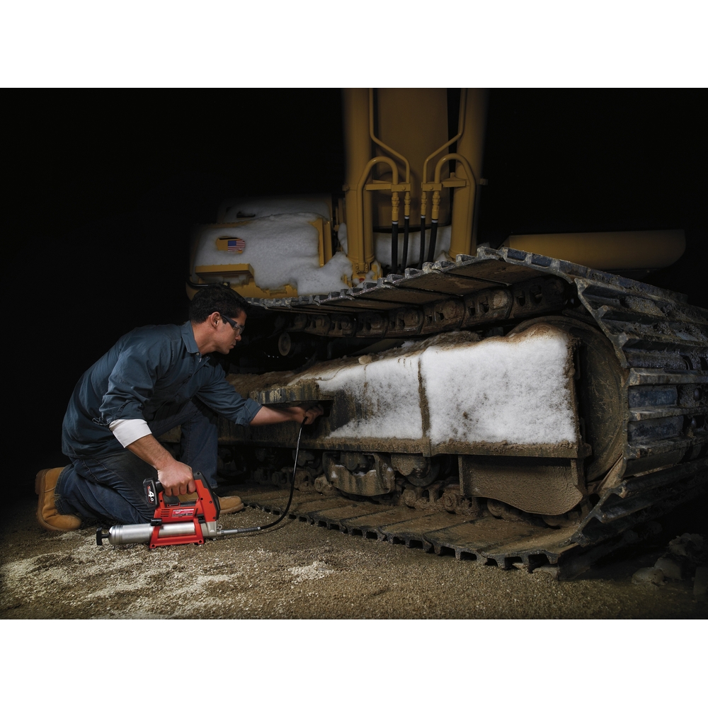 Pompe à graisse MILWAUKEE 12V batterie 4,0 Ah et chargeur M12 GG-401B - 4933441675