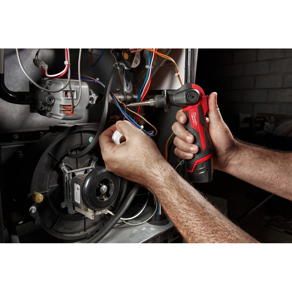 Fer à souder MILWAUKEE 12V 400°C avec batterie 2,0 Ah et chargeur en coffret M12 SI-201C - 4933459761