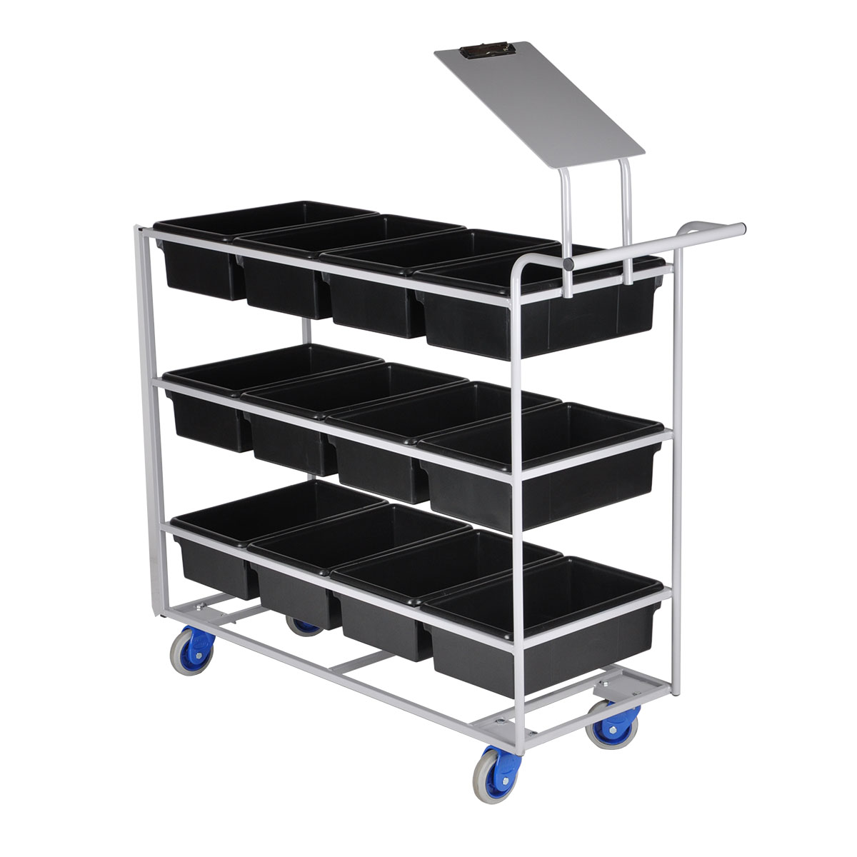 Chariot préparation de commandes MATADOR pour 12 bacs (non inclus) - 11048