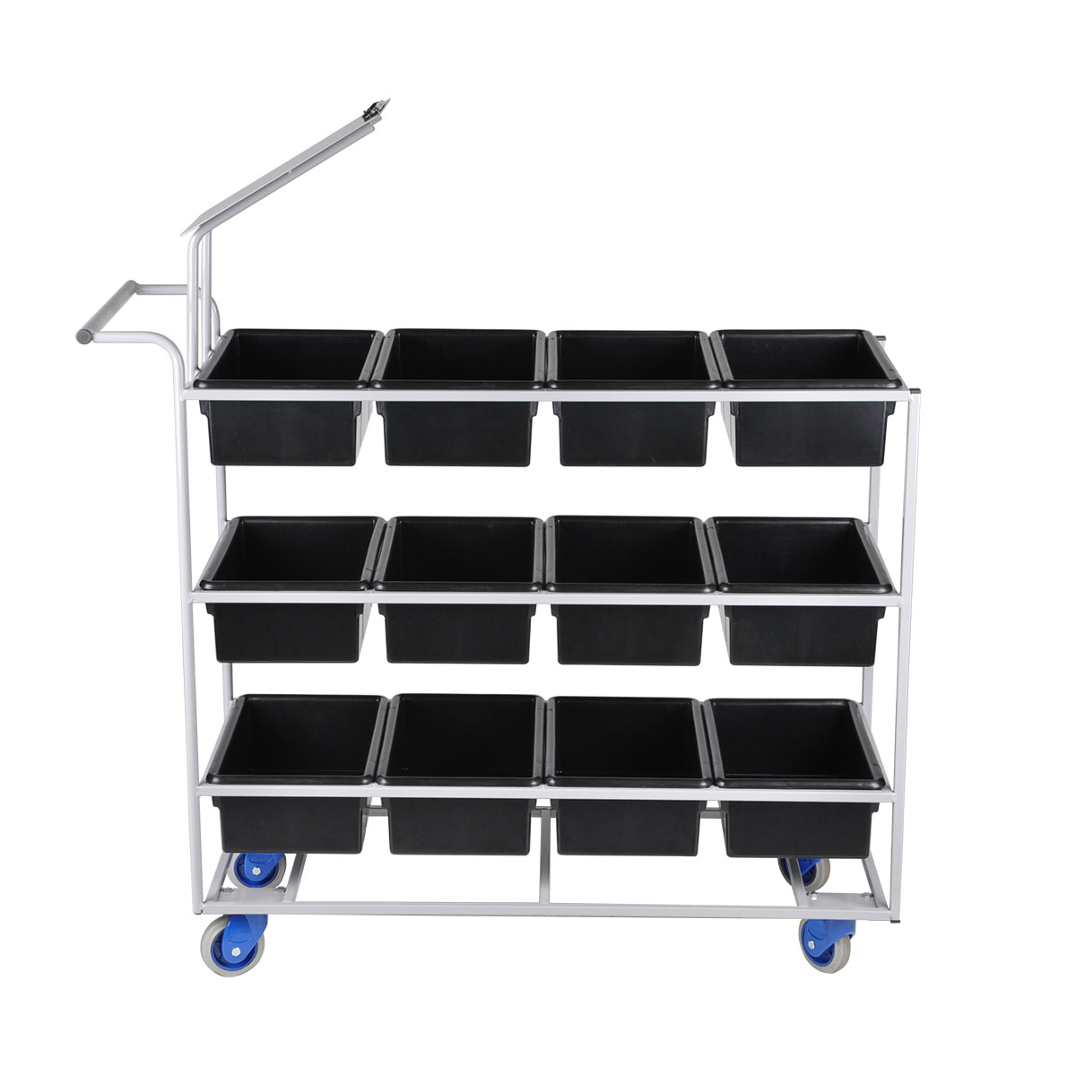 Chariot préparation de commandes MATADOR pour 12 bacs (non inclus) - 11048